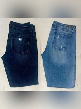 GUESS Denim Jeans Bundle- Dark Blue & Light Blue